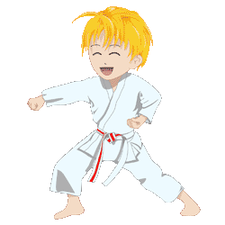 Karate classes for children 6 to 9 years old
